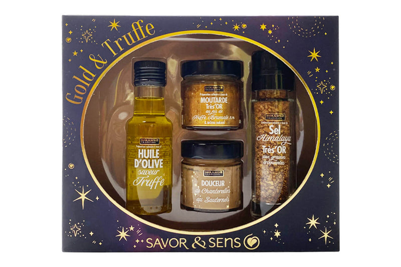 Coffret gourmand Savor&Sens Gold and truffe