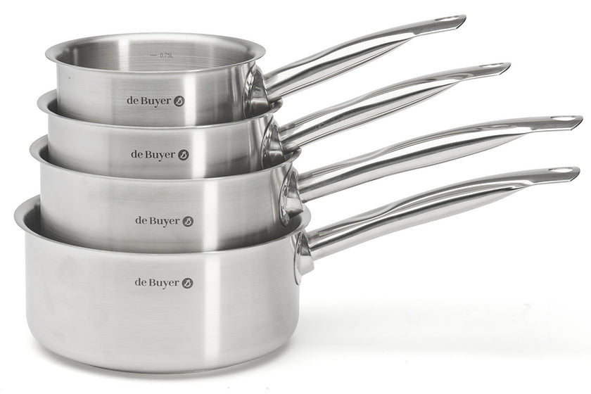 Set de 4 casseroles De Buyer Prim'Appety en inox