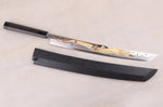 Couteau sakimaru takohiki 39cm japonais artisanal Sakai Takayuki Zangetsu Shogyō Mujō + saya