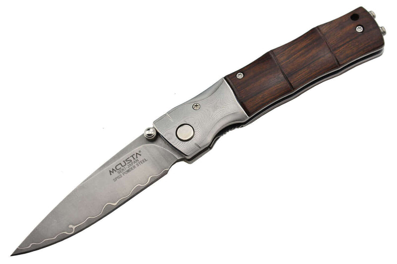 Couteau pliant MCUSTA Bamboo MC.145 manche bois de fer 10cm